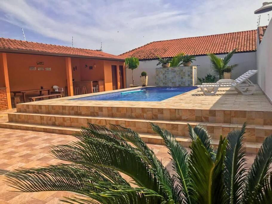 Casa Com Piscina Itanhaem Cibratel II Villa Eksteriør bilde