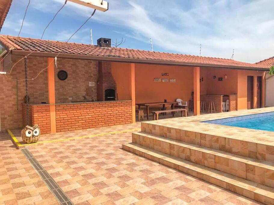 Casa Com Piscina Itanhaem Cibratel II Villa Eksteriør bilde